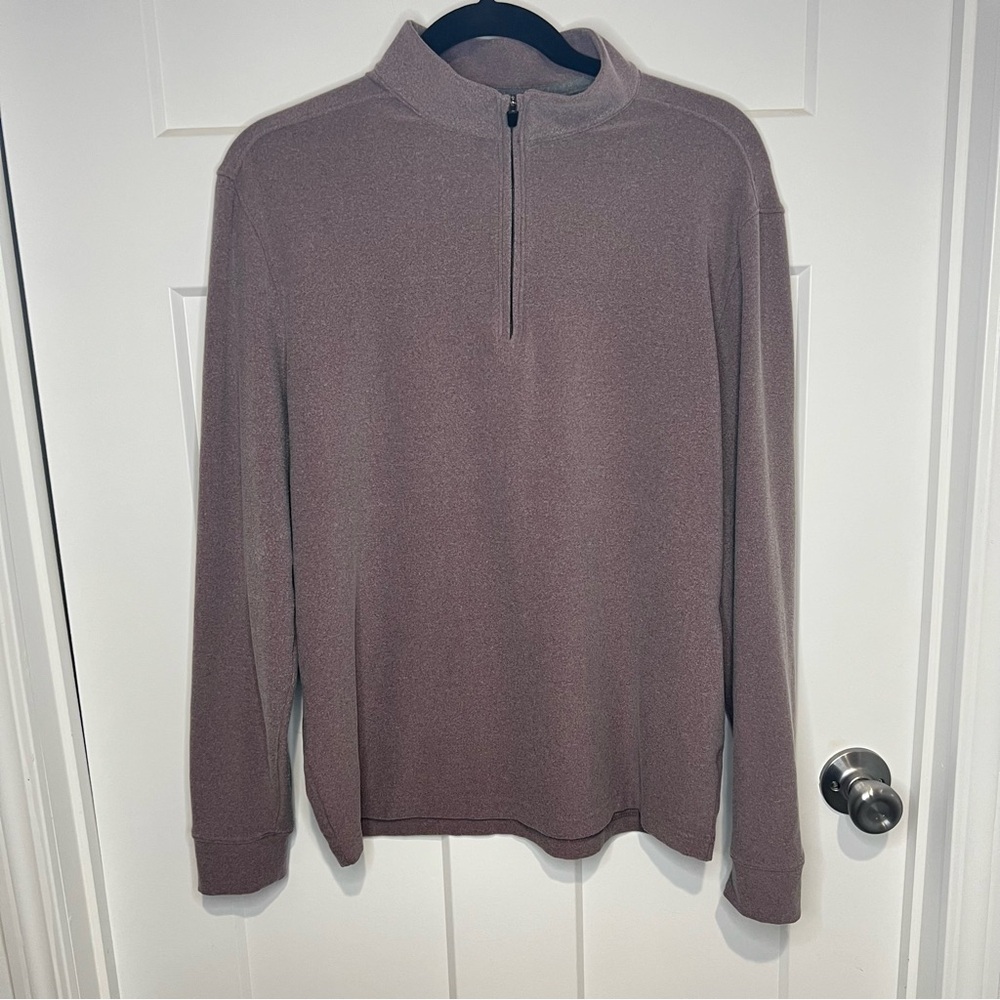 Johnnie O Sully 1/4 Zip Pullover Mulberry SZ S SMALL Stretch